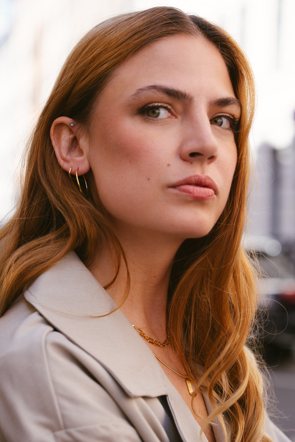 Cosimo Thin Hoops Large