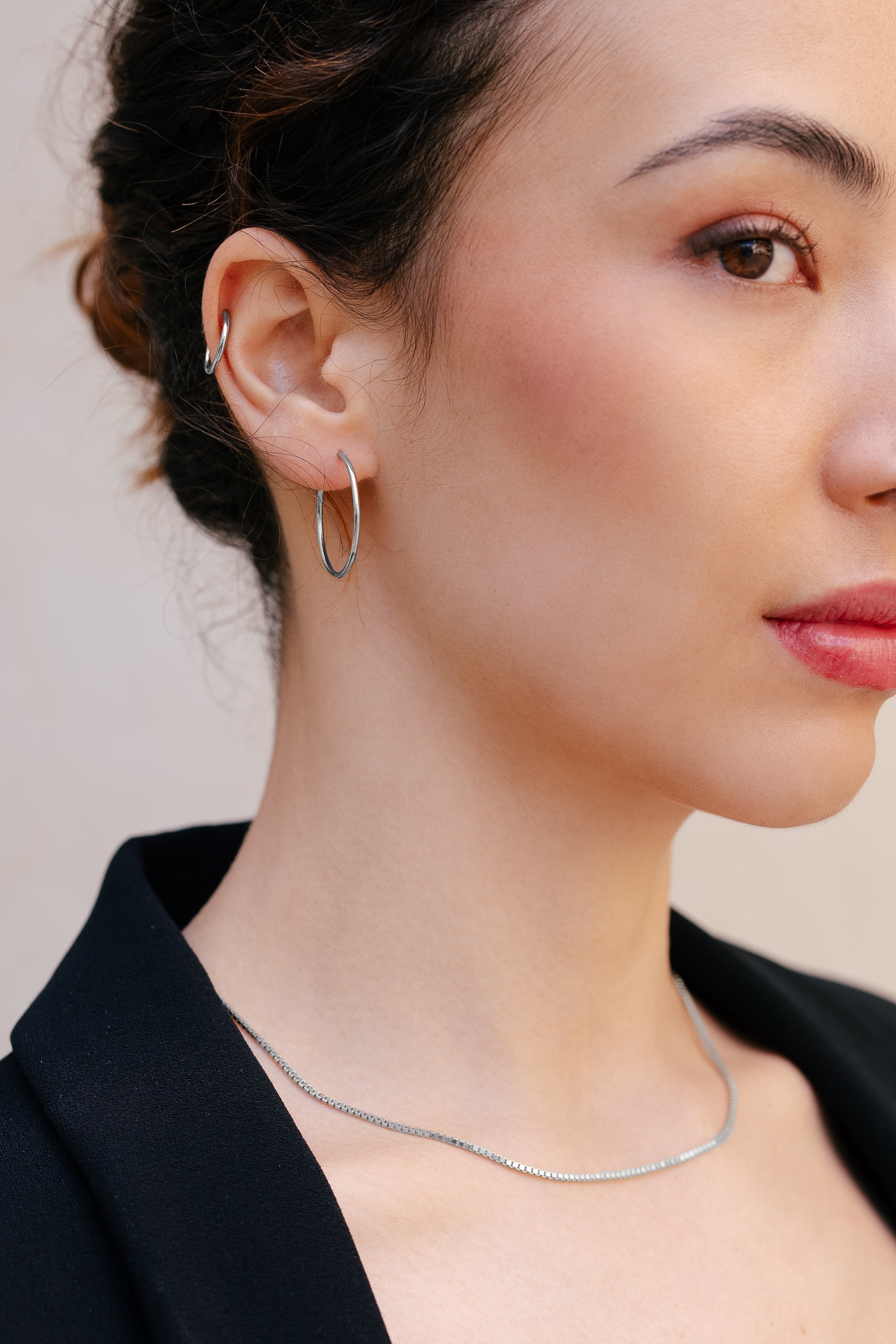 Cosimo Thin Hoops Large