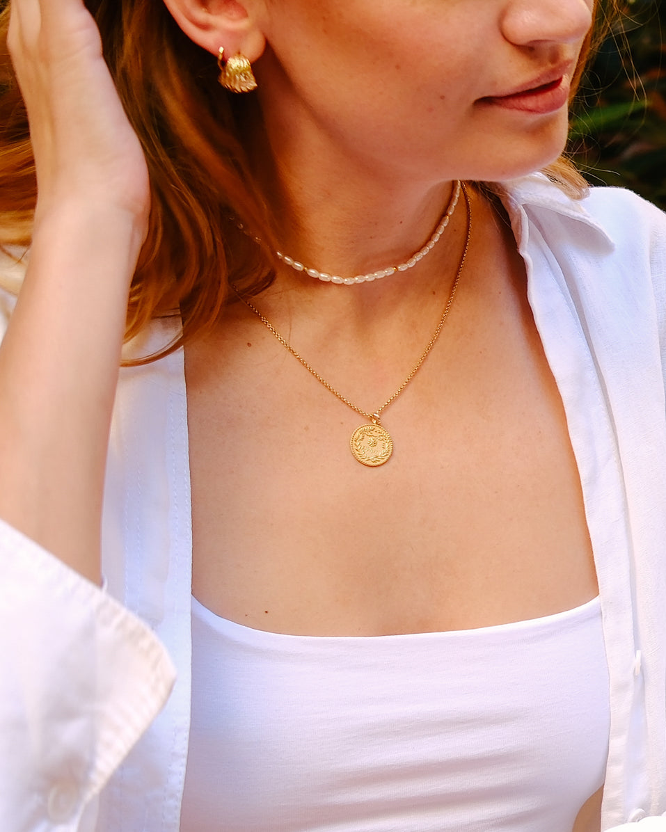 Eirene Coin Necklace